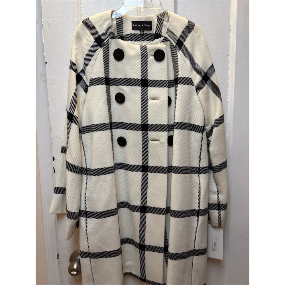 Vintage Randy Kemper Women's Long Size 8 Lines Wool Jacket